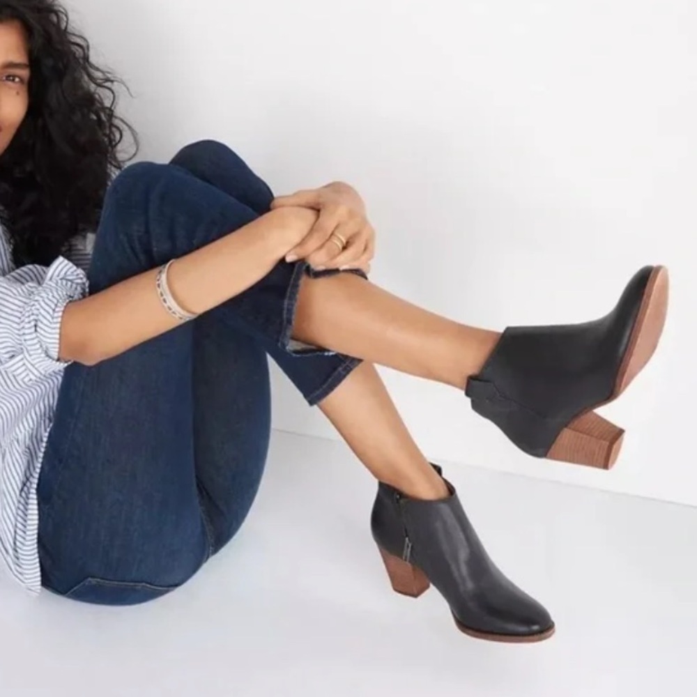 Madewell Billie leather ankle booties